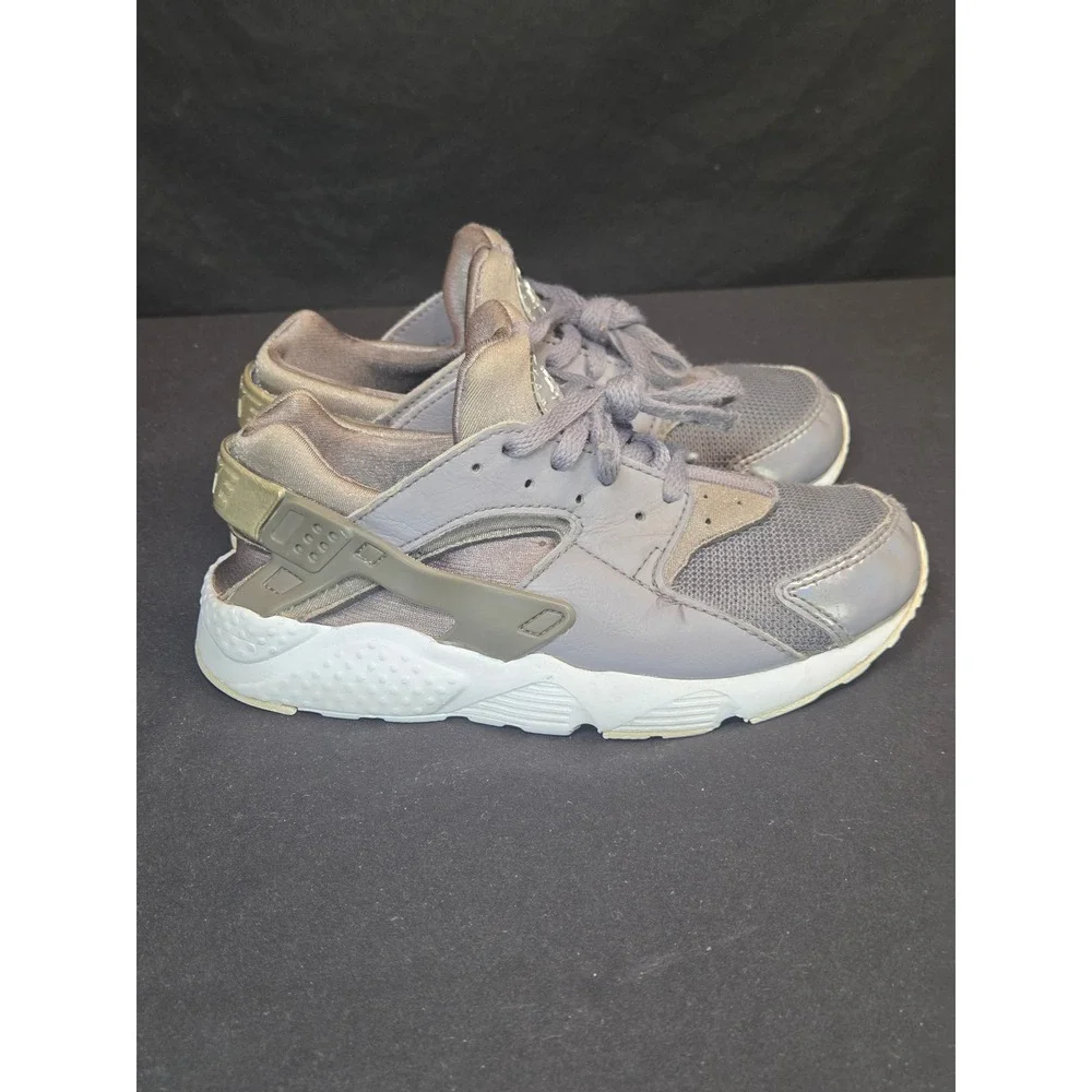 Nike Air Huarache‎ Run Kids Shoes Grey Iridescent 704950-013 Size 13C